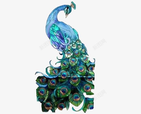 一只美丽的蓝孔雀png免抠素材_新图网 https://ixintu.com 婕備寒 楂樿吹 楦熶腑涔嬬帇 缇芥瘺