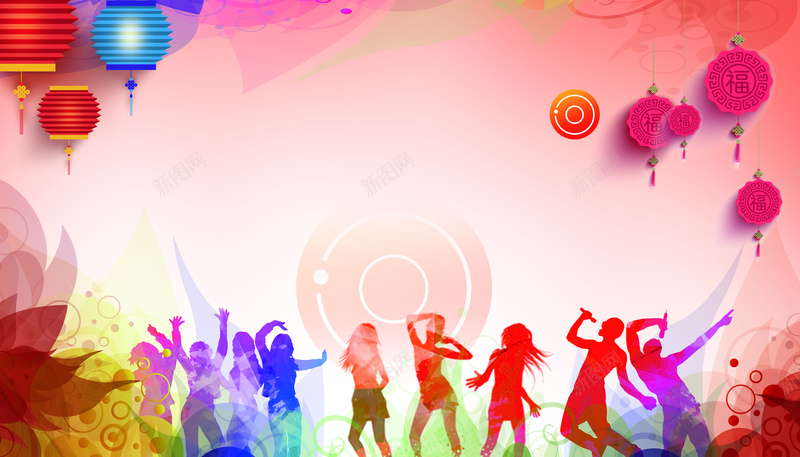 淘宝背景图jpg设计背景_新图网 https://ixintu.com 舞台 激情 狂欢