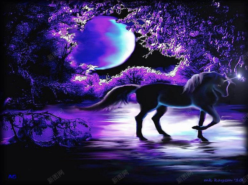 紫色飞马背景jpg设计背景_新图网 https://ixintu.com 浪漫 紫色 背景 质感 飞马 纹理