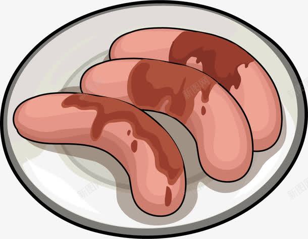 手绘烤肠png免抠素材_新图网 https://ixintu.com 手绘 烤肠 食物