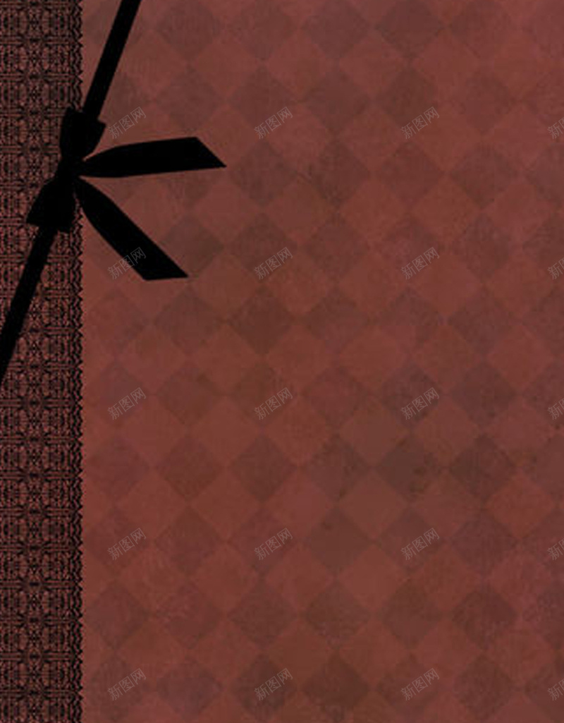 格子蝴蝶结H5背景jpg设计背景_新图网 https://ixintu.com H5背景 咖啡色 唯美 小清新 文艺 格子 梦幻 浪漫 简约 蝴蝶结