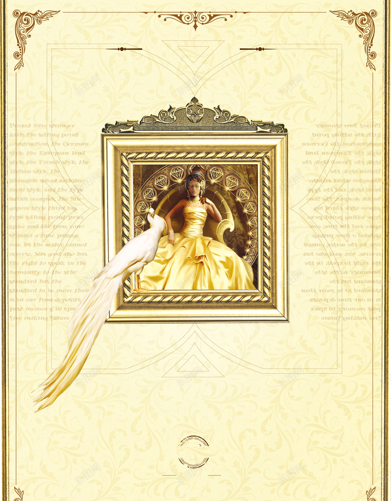 精美相框白色鹦鹉贵族女士背景psd设计背景_新图网 https://ixintu.com 精美 相框 白色鹦鹉 背景 激情 贵族女士 狂欢