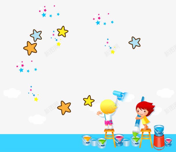 手绘孩子作画星星装饰背景png免抠素材_新图网 https://ixintu.com 手绘孩子作画星星 手绘孩子作画星星背景 手绘孩子作画星星装饰 手绘孩子作画星星装饰背景
