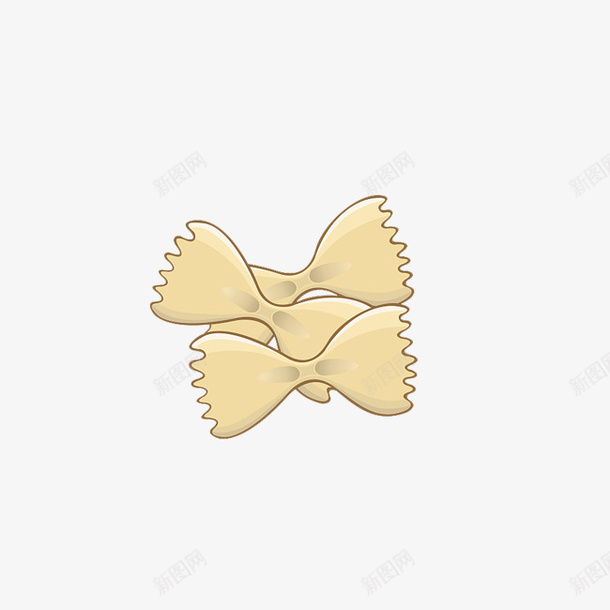 手绘卡通蝴蝶面食png免抠素材_新图网 https://ixintu.com 卡通 彩蝶面 手绘面食 蝴蝶面 面食 食材