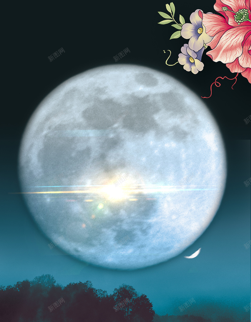 中秋节日促销活动宣传海报psd设计背景_新图网 https://ixintu.com 中秋 月饼 促销 中国风
