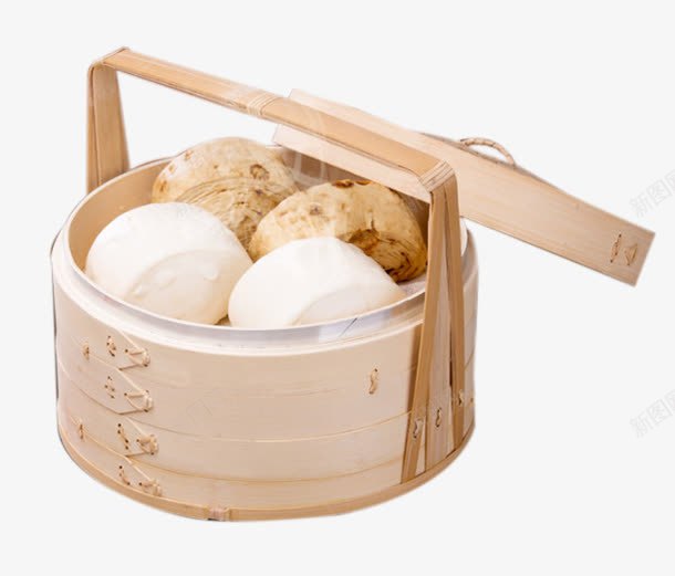 竹制精美蒸笼png免抠素材_新图网 https://ixintu.com 产品实物 免费png素材