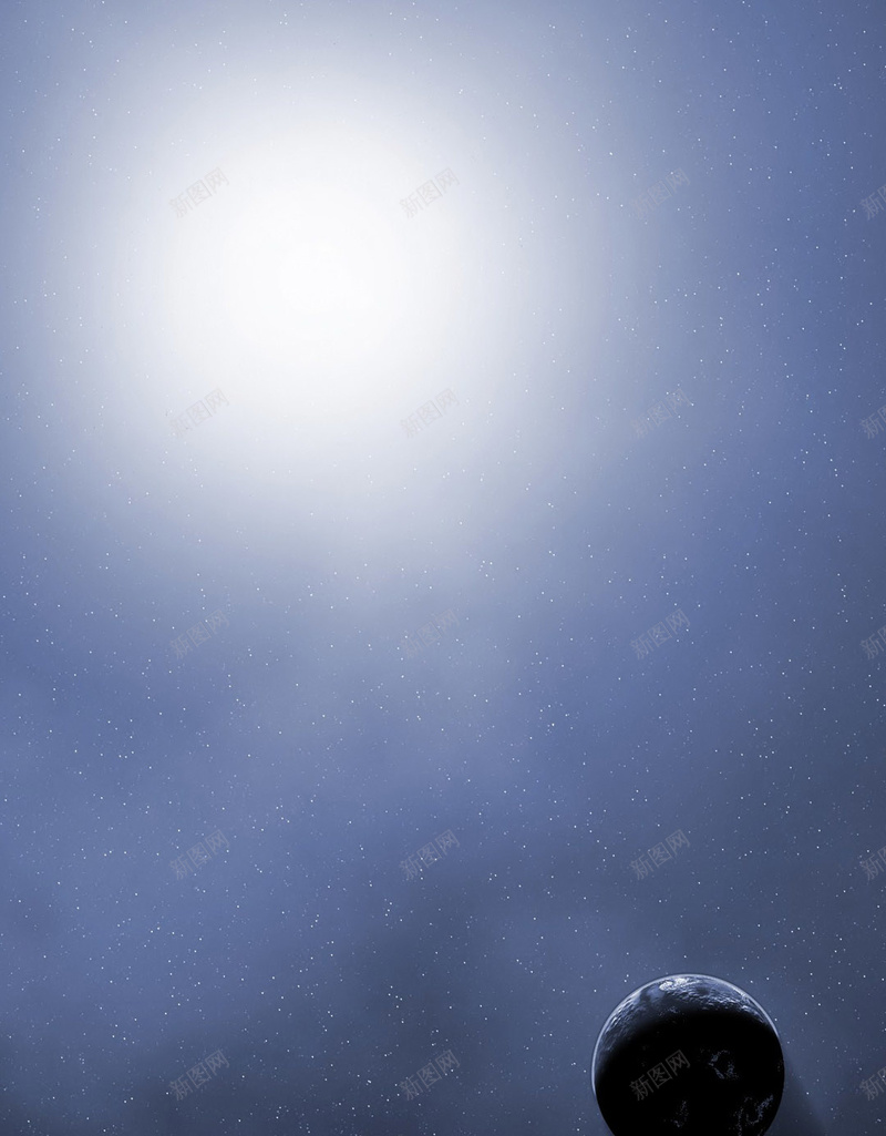 科幻星空背景jpg设计背景_新图网 https://ixintu.com 商务 大气 星球 星空 科幻 科技 蓝色