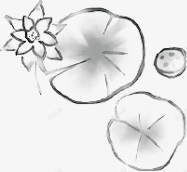 毛笔字画荷塘酒店代金券png_新图网 https://ixintu.com 代金 字画 毛笔 荷塘 设计 酒店