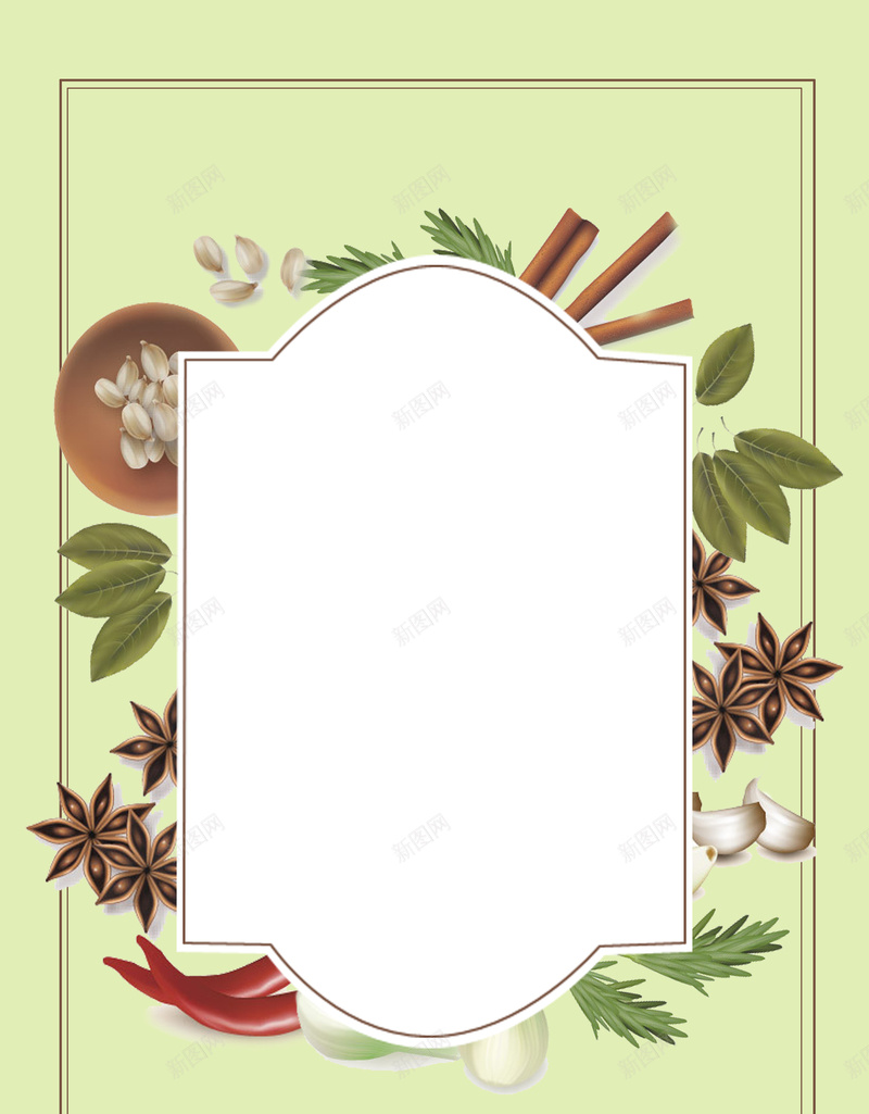 传统食材宣传海报背景psd设计背景_新图网 https://ixintu.com 店铺海报 手绘海报 简约海报 美食 食材 清新海报 美味 传统食材 中华美食