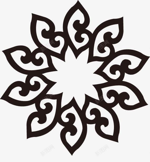 花纹png免抠素材_新图网 https://ixintu.com 中国风花纹底纹图案 手绘图形装饰图纹