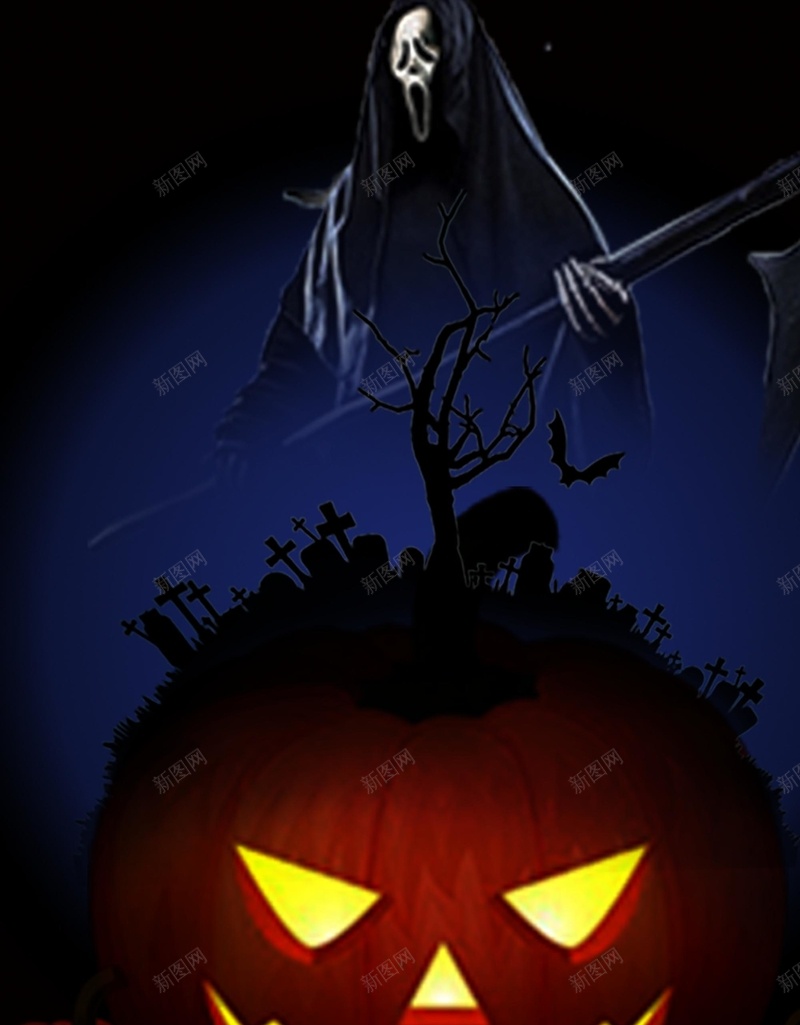 万圣节恐怖黑夜纹理psd设计背景_新图网 https://ixintu.com 万圣节 南瓜灯 恐怖 黑夜 黑色 幽灵 神秘 纹理 简约