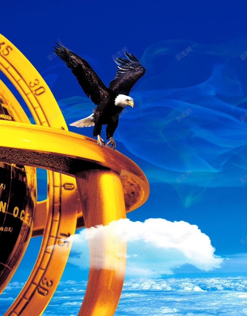 企业海报H5背景jpg设计背景_新图网 https://ixintu.com H5 H5背景 h5 企业文化 大气 浑天仪 目标 蓝天 蓝色 规划 雄鹰