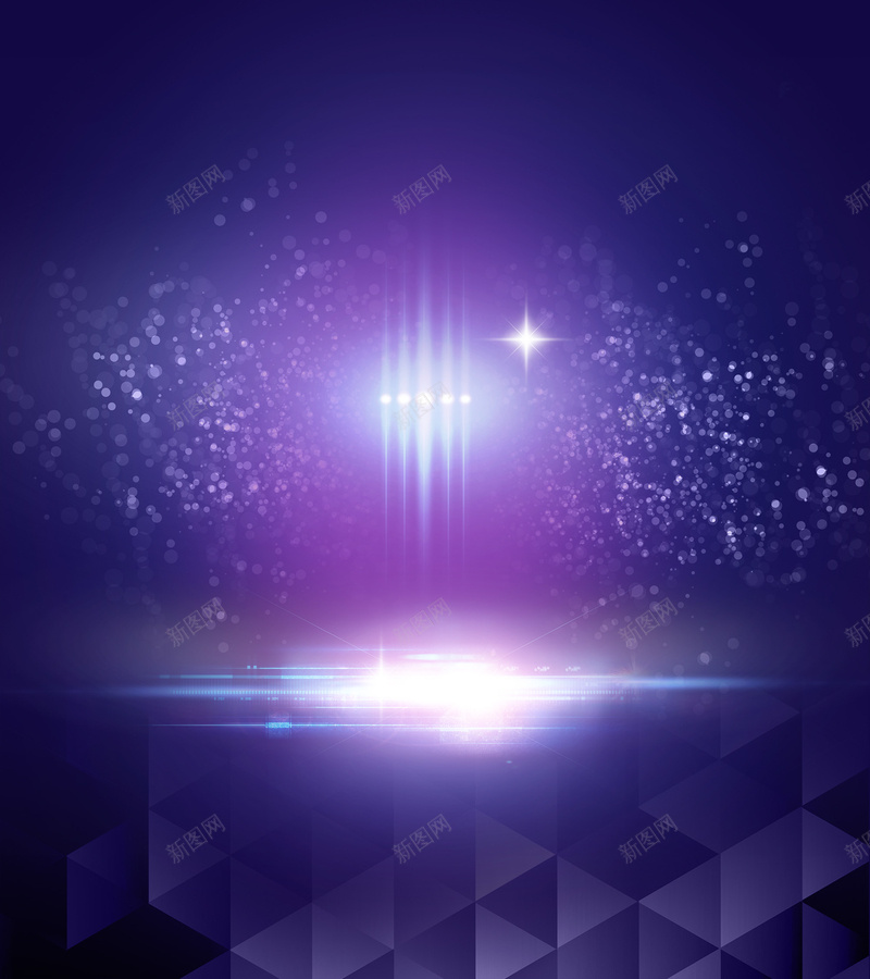 蓝色星空背景psd设计背景_新图网 https://ixintu.com 光晕 光芒 商务 星云 星海 星空 星际 点状物 科幻 科技 菱形 蓝色星空背景