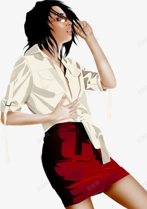 卡通炫酷人物时髦png免抠素材_新图网 https://ixintu.com 人物 卡通 时髦