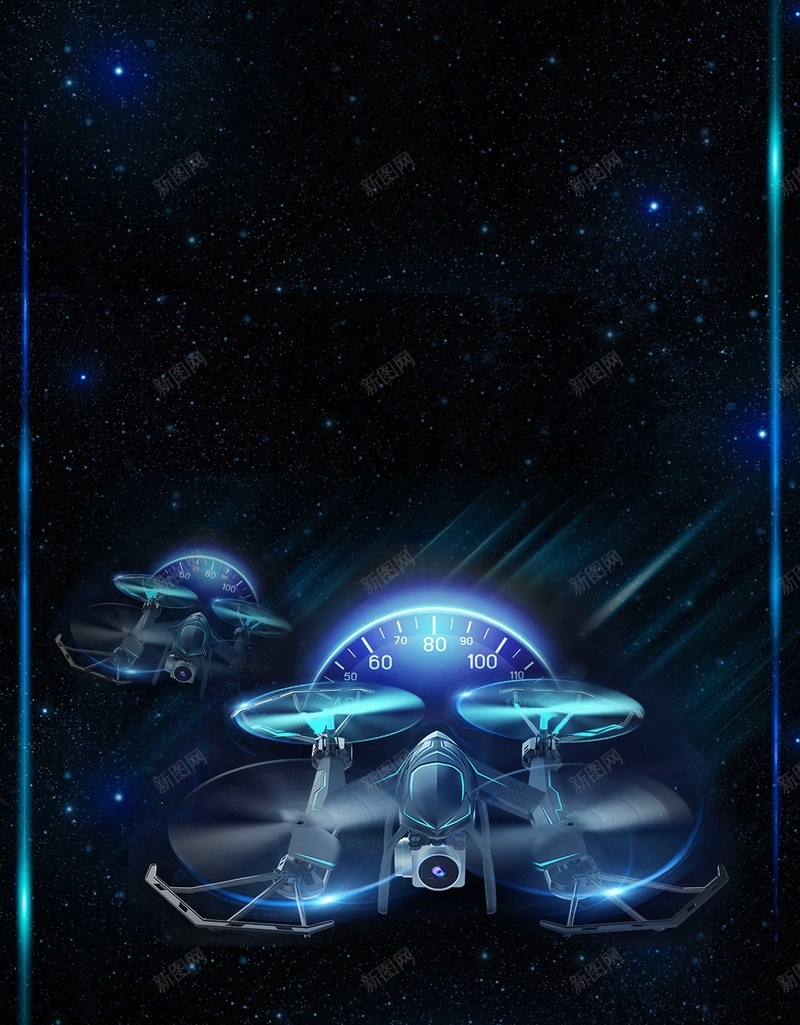 科技技术炫酷无人机psd设计背景_新图网 https://ixintu.com 商务 扁平 技术 控制 无人机 无人机演出 时尚科技 机械 海报 炫酷 科技 遥控