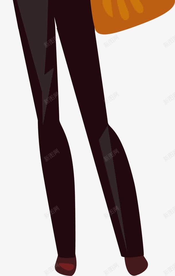 卡通毛皮大衣女人手绘人物png免抠素材_新图网 https://ixintu.com 人手 人物 卡通 大衣 毛皮
