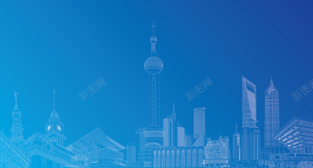上海东方明珠外滩线稿png免抠素材_新图网 https://ixintu.com 上海 东方明珠 外滩 线稿