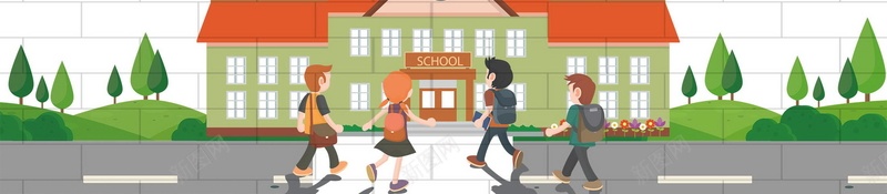 卡通疯狂开学季促销psd设计背景_新图网 https://ixintu.com 150PPI PSD源文件 上学 促销海报 分层文件 卡通 平面设计 开学季 开学换新 活泼 返校