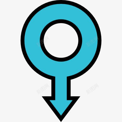 Mars图标png_新图网 https://ixintu.com 人的迹象 性别 火星的形状和符号 男性