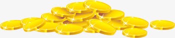 金币质感黄色效果png免抠素材_新图网 https://ixintu.com 效果 质感 金币 黄色
