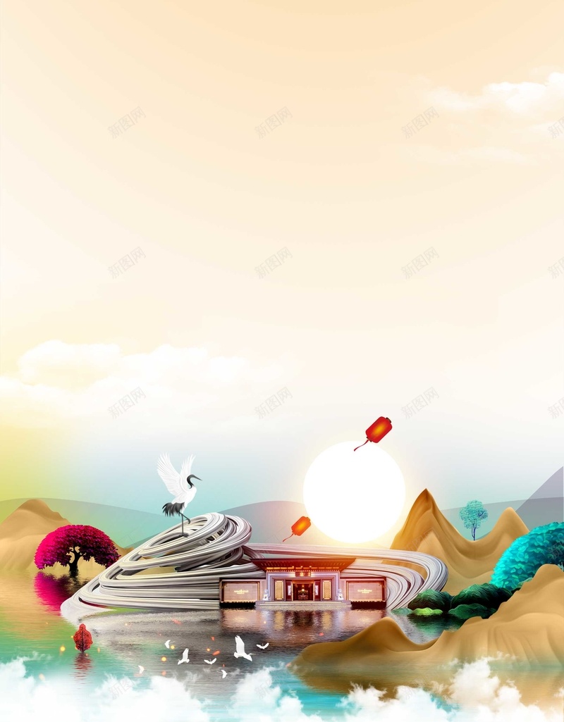新式房地产城市森林动物背景psd设计背景_新图网 https://ixintu.com psd分层 企业 创新 动物 商务 广告设计 房地产 文化 新式 森林 水彩 海报 源文件