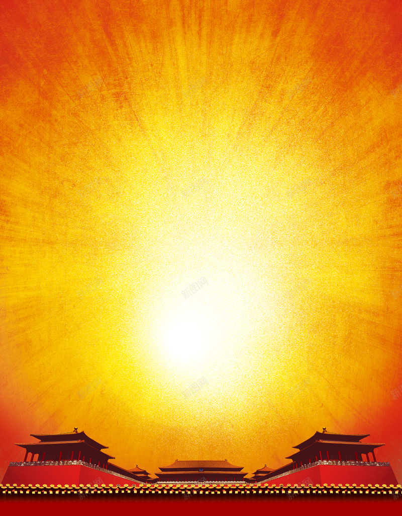 豪华中国风古建筑金色背景jpg设计背景_新图网 https://ixintu.com 古建筑 国风 背景 豪华 金色 中国风 白色 奢华