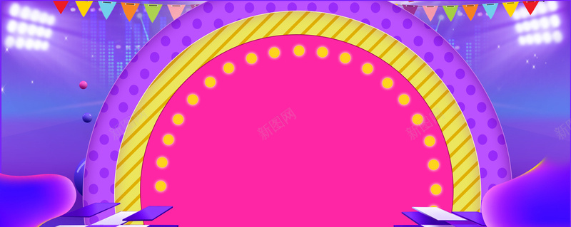 双12促销季几何紫色灯光bannerpsd设计背景_新图网 https://ixintu.com 促销 双12 双12狂欢节 双十二返场 天猫双12 狂欢再续爆款返场 狂欢炫酷促销海报 返场继续
