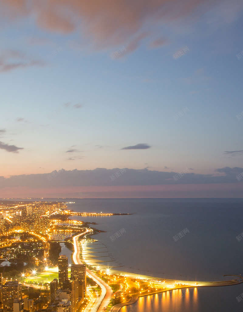 海边城市的夜景H5背景jpg设计背景_新图网 https://ixintu.com 海边 城市 夜景 灯火辉煌 大气 摄影 风景