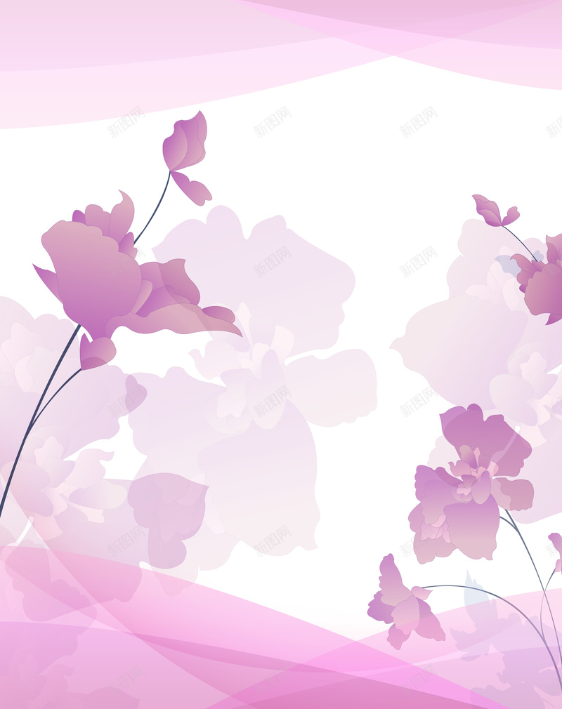 粉色鲜花背景jpg设计背景_新图网 https://ixintu.com 粉色 背景 花纹 质感 鲜花 纹理