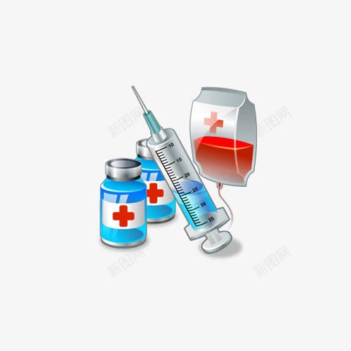 医疗图标元素png免抠素材_新图网 https://ixintu.com 医疗 医疗图标 输液 针筒