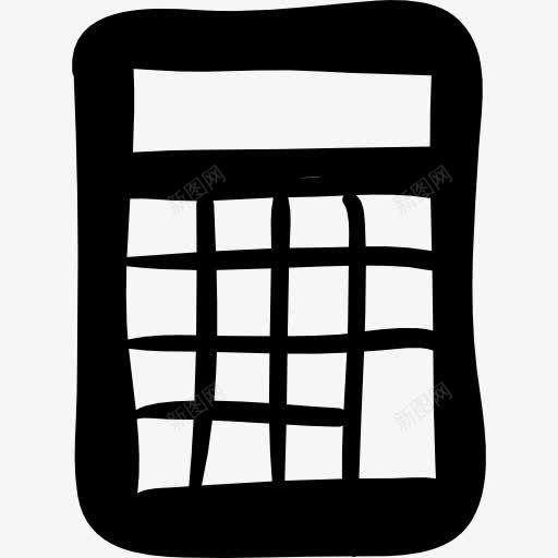 计算器的手绘工具图标png_新图网 https://ixintu.com 工具 手绘 教育 计算 计算器