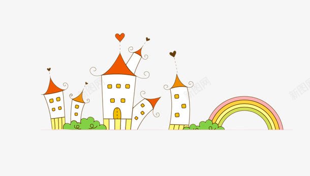 儿童卡通城市装饰免费png免抠素材_新图网 https://ixintu.com 儿童 免费 卡通 城市 素材 装饰