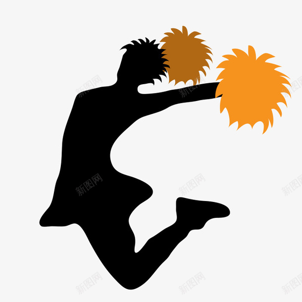 跳跃的啦啦队图标png_新图网 https://ixintu.com png图形 png装饰 人物 啦啦队 花朵 装饰 跳跃