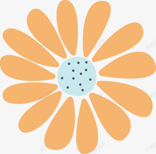 花卉装饰png免抠素材_新图网 https://ixintu.com 可爱 叶 彩绘花 手绘 植物 绘花草图 花 花卉装饰 装饰 雏菊