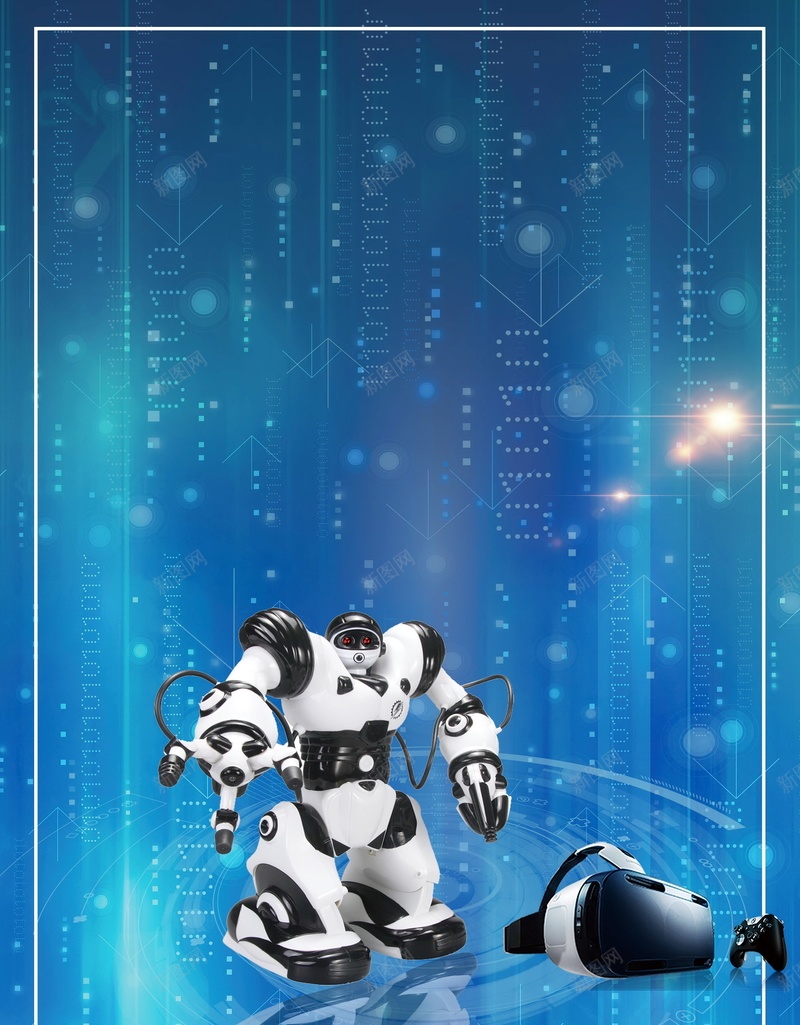 科技未来人工智能psd设计背景_新图网 https://ixintu.com 150PPI AI科技 PSD源文件 人工智能 分层文件 平面设计 引领未来科技 机器人 梦幻科技 科技 虚拟现实 高科技公司