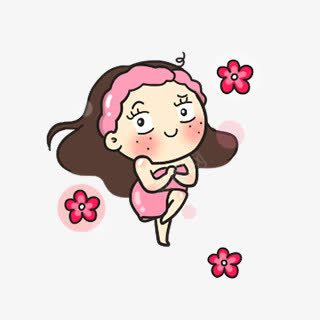 卡通时尚女孩png免抠素材_新图网 https://ixintu.com 卡通 女孩 时尚