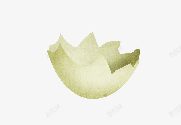 绿色创意蛋壳png免抠素材_新图网 https://ixintu.com 创意蛋壳 残缺蛋壳 绿色蛋壳