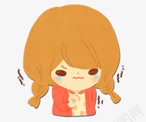 人物png免抠素材_新图网 https://ixintu.com 人物 动漫 卡通 女孩 气哭 生气