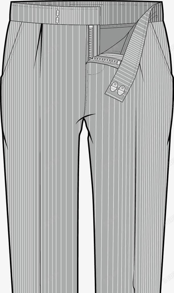 哈伦裤png免抠素材_新图网 https://ixintu.com 服装 简笔画 黑白画