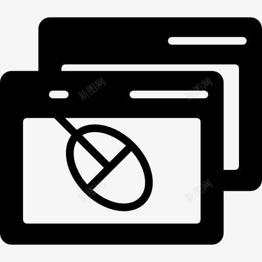 浏览器窗口的一圈图标png_新图网 https://ixintu.com SEO全 Windows界面 互联网 圆形 圈 符号 象征