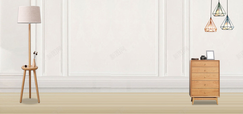 清新北欧简约风家具促销bannerpsd设计背景_新图网 https://ixintu.com 北欧 大气 家具促销 家居 文艺 清新 简约风 高档