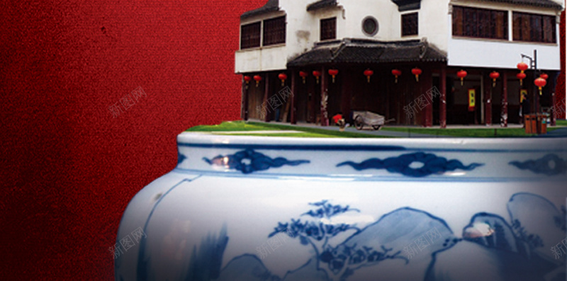 红色复古建筑PS源文件H5背景素材psd设计背景_新图网 https://ixintu.com 红色 复古 建筑 房屋 古风 纹理 水墨 墨迹 春天 手机端 H5背景 中国风 瓷器
