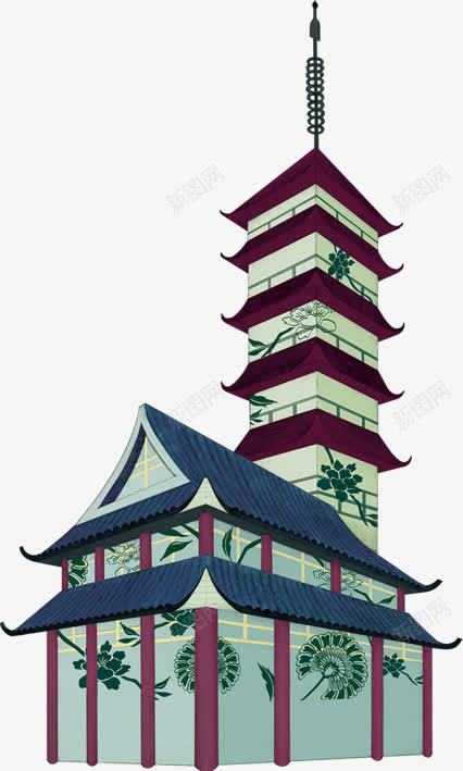 古代建筑png免抠素材_新图网 https://ixintu.com 古代 古风 建筑 房子