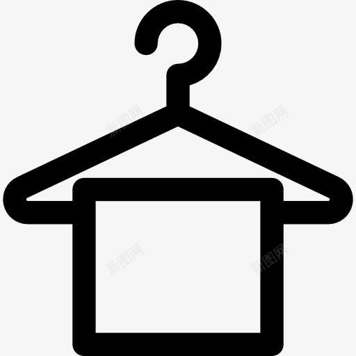 毛巾图标png_新图网 https://ixintu.com 器皿 家具和家居 工具 干毛巾 擦拭 毛巾 浴