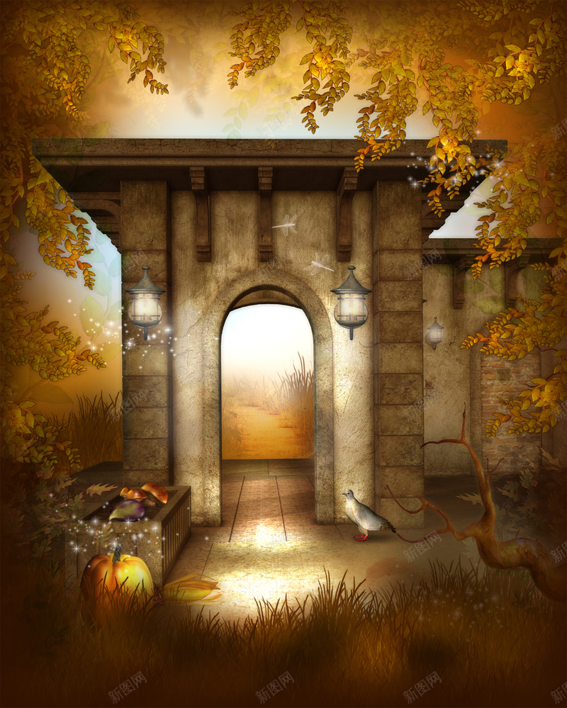 影楼魔幻婚庆摄影背景jpg设计背景_新图网 https://ixintu.com 婚庆 影楼 摄影 梦幻 浪漫 魔幻