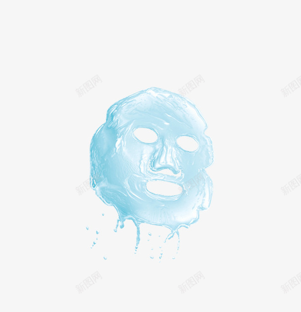 水润晶莹面膜png免抠素材_新图网 https://ixintu.com 晶 水 润 膜 莹 面