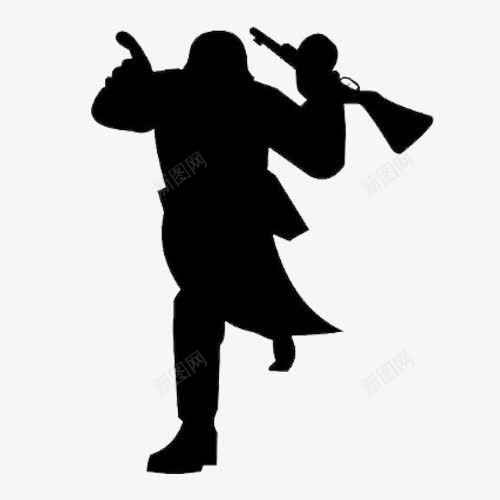 士兵加枪png免抠素材_新图网 https://ixintu.com 八一 军人剪影 军士 士兵 建军节 手绘 枪