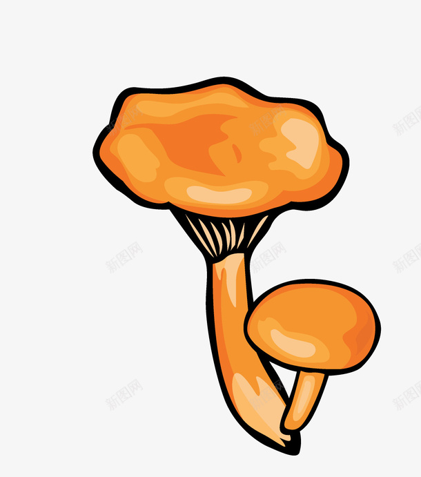 卡通手绘蔬菜装饰海报png免抠素材_新图网 https://ixintu.com 卡通植物插画 卡通装饰 小清新插画 广告设计 海报设计 美食 蔬菜 蔬菜插画 蘑菇
