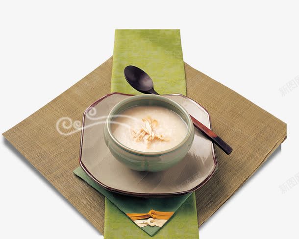 粥食物psd免抠素材_新图网 https://ixintu.com 早点 粥 美食 食物