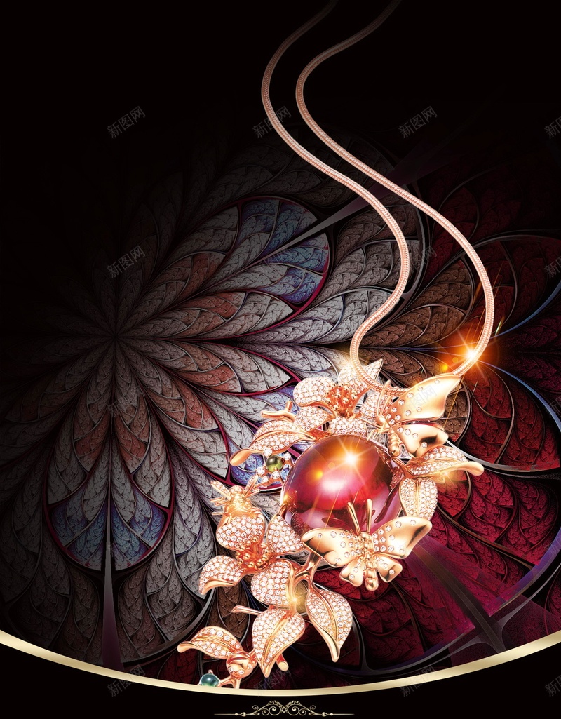 时尚钻石珠宝项链背景psd设计背景_新图网 https://ixintu.com PSD源文件 PSD素材 分层文件 婚庆 珠宝 背景模板 背景海报 背景素材 钻石 钻石之恋 项链 首饰 高清背景 高贵奢华